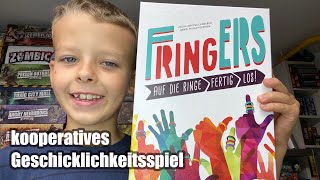 YouTube Review vom Spiel "Fringers - Auf die Ringe, fertig, los!" von SpieleBlog