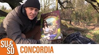 YouTube Review vom Spiel "Concordia" von Shut Up & Sit Down