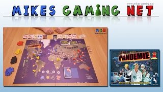 YouTube Review vom Spiel "Pandemic" von Mikes Gaming Net - Brettspiele