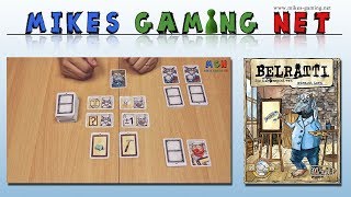 YouTube Review vom Spiel "Belratti (Sieger À la carte 2019 Kartenspiel-Award)" von Mikes Gaming Net - Brettspiele