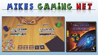 YouTube Review vom Spiel "Roll for the Galaxy" von Mikes Gaming Net - Brettspiele