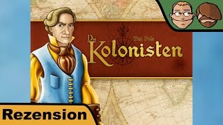 YouTube Review vom Spiel "Die Kolonisten" von Hunter & Cron - Brettspiele