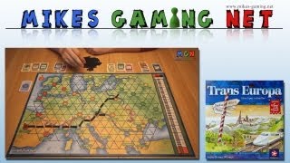 YouTube Review vom Spiel "Trans Europa & Trans Amerika" von Mikes Gaming Net - Brettspiele