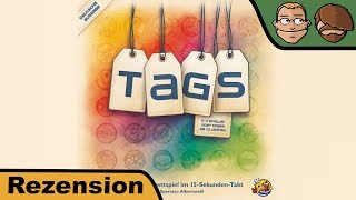 YouTube Review vom Spiel "TAGS" von Hunter & Cron - Brettspiele