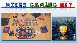 YouTube Review vom Spiel "Mercado" von Mikes Gaming Net - Brettspiele