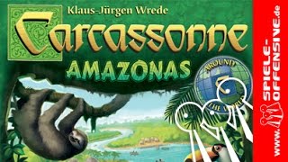 YouTube Review vom Spiel "Carcassonne: Amazonas" von Spiele-Offensive.de