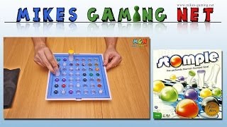 YouTube Review vom Spiel "Stomple" von Mikes Gaming Net - Brettspiele