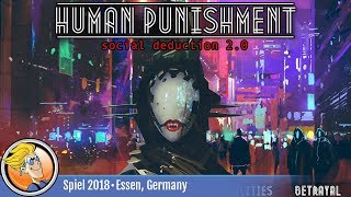 YouTube Review vom Spiel "Human Punishment: Social Deduction 2.0" von BoardGameGeek