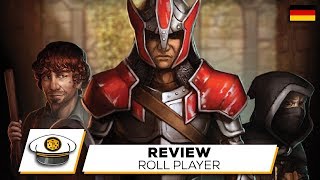 YouTube Review vom Spiel "Roll Player" von Get on Board