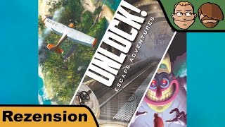 YouTube Review vom Spiel "Unlock! Escape Adventures" von Hunter & Cron - Brettspiele