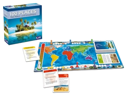 Alle Details zum Brettspiel 100 Places - Das Natur- und Umweltquiz und ähnlichen Spielen