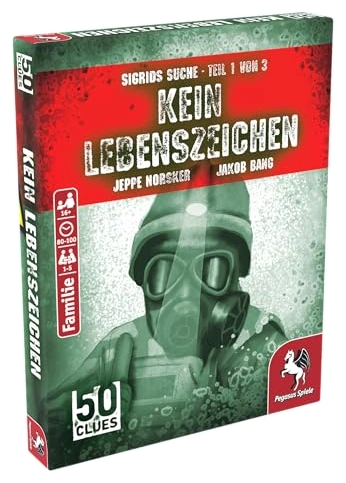 Alle Details zum Brettspiel 50 Clues: Kein Lebenszeichen (Sigrids Suche - Teil 1) und ähnlichen Spielen