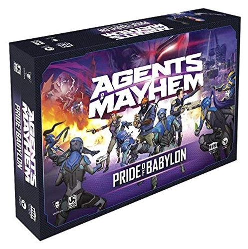 Alle Details zum Brettspiel Agents of Mayhem: Pride of Babylon und ähnlichen Spielen