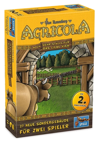 Alle Details zum Brettspiel Agricola: Noch mehr Ställe für das liebe Vieh! (2. Erweiterung) und ähnlichen Spielen