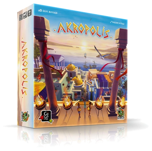 Alle Details zum Brettspiel Akropolis und ähnlichen Spielen