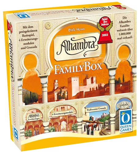 Alle Details zum Brettspiel Alhambra: Family Box und ähnlichen Spielen