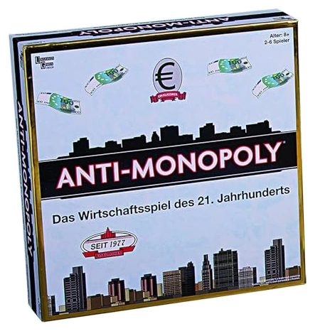 Alle Details zum Brettspiel Anti-Monopoly und ähnlichen Spielen