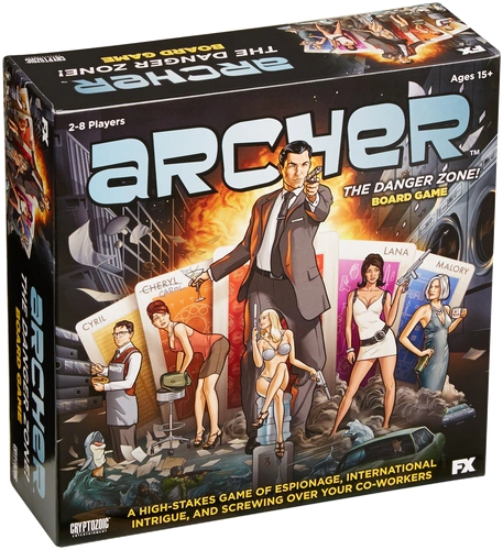Alle Details zum Brettspiel Archer: The Danger Zone! Board Game und ähnlichen Spielen