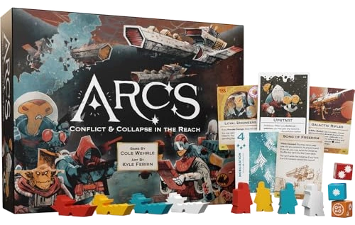 Alle Details zum Brettspiel Arcs und ähnlichen Spielen