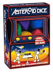 Alle Details zum Brettspiel Asteroid Dice und ähnlichen Spielen