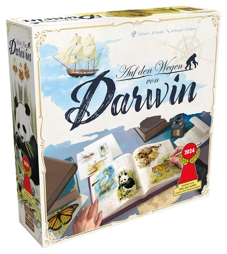 Alle Details zum Brettspiel Auf den Wegen von Darwin und ähnlichen Spielen