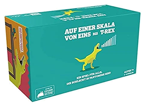 Alle Details zum Brettspiel Auf einer Skala von Eins bis T-Rex und ähnlichen Spielen