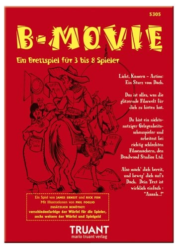 Alle Details zum Brettspiel B-Movie und ähnlichen Spielen