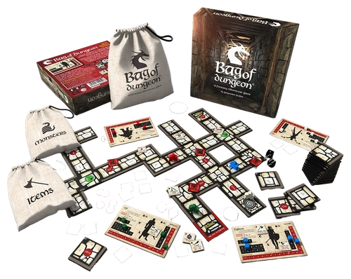 Alle Details zum Brettspiel Bag of Dungeon: A Fantasy Adventure Game und ähnlichen Spielen