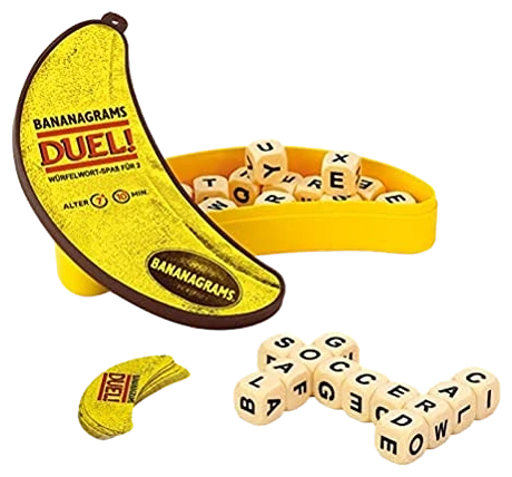 Alle Details zum Brettspiel Bananagrams Duel! und ähnlichen Spielen