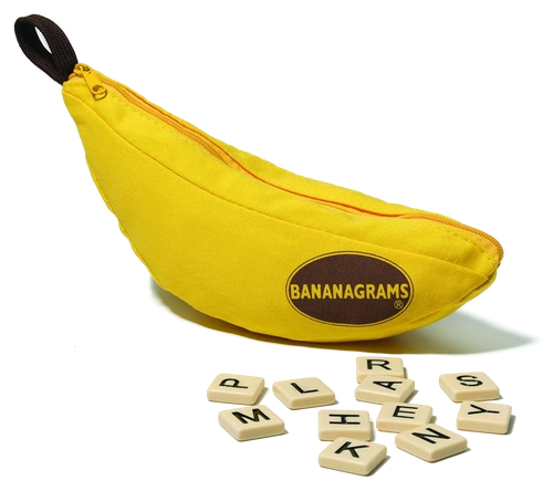 Alle Details zum Brettspiel Bananagrams und ähnlichen Spielen