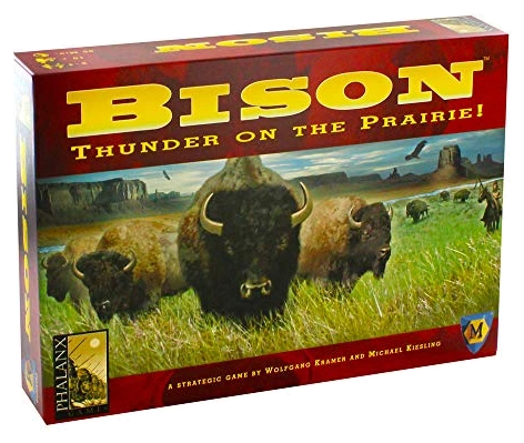 Alle Details zum Brettspiel Bison: Die Prärie bebt! und ähnlichen Spielen