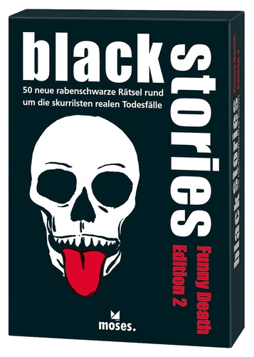 Alle Details zum Brettspiel Black Stories: Funny Death Edition 2 und ähnlichen Spielen