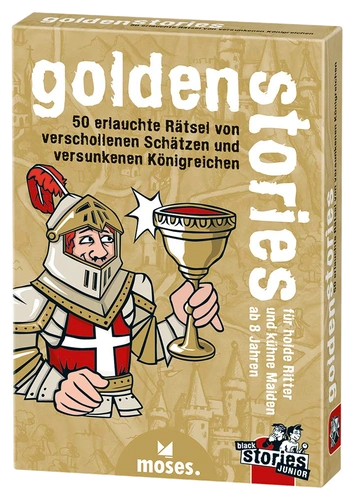 Alle Details zum Brettspiel Black Stories Junior: Golden Stories und ähnlichen Spielen