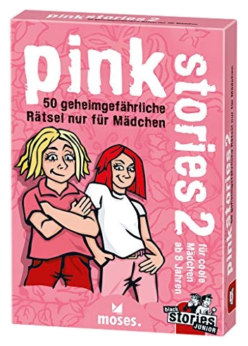 Alle Details zum Brettspiel Black Stories Junior: Pink Stories 2 und ähnlichen Spielen