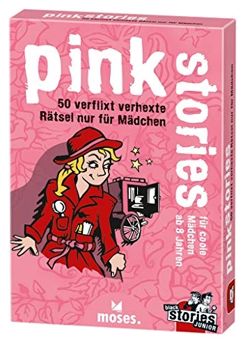 Alle Details zum Brettspiel Black Stories Junior: Pink Stories und ähnlichen Spielen