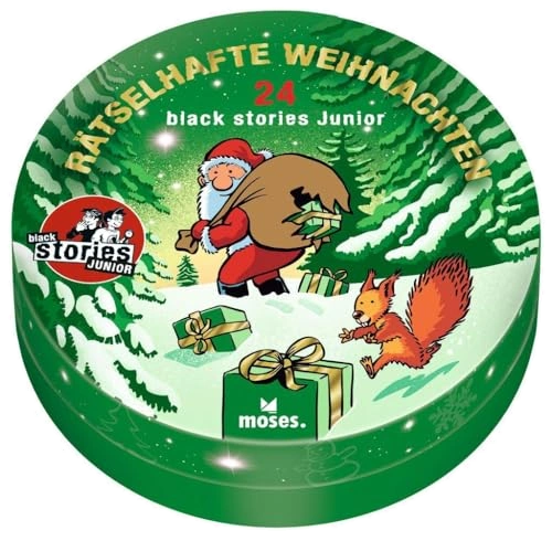 Alle Details zum Brettspiel Black Stories Junior: Rätselhafte Weihnachten und ähnlichen Spielen