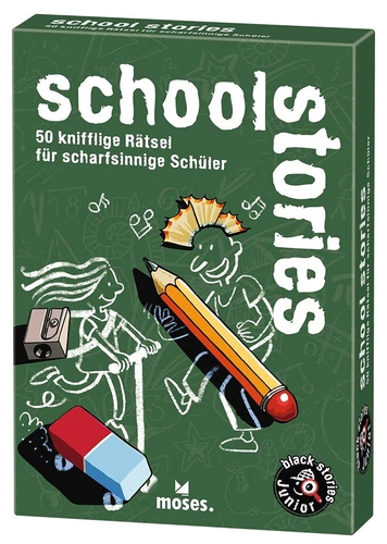 Alle Details zum Brettspiel Black Stories Junior: School Stories und ähnlichen Spielen