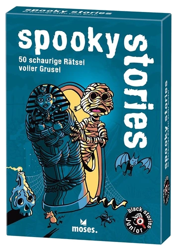 Alle Details zum Brettspiel Black Stories Junior: Spooky Stories und ähnlichen Spielen