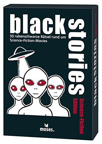 Alle Details zum Brettspiel Black Stories: Science-Fiction Edition und ähnlichen Spielen