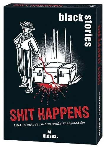 Alle Details zum Brettspiel Black Stories: Shit Happens und ähnlichen Spielen