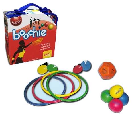Alle Details zum Brettspiel Boochie - Das verrückte Action-Spiel fürs ganze Jahr! und ähnlichen Spielen