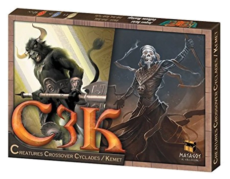 Alle Details zum Brettspiel C3K: Creatures Crossover Cyclades/Kemet (Mini-Erweiterung) und ähnlichen Spielen