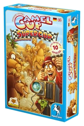 Alle Details zum Brettspiel Camel Up: Supercup (Erweiterung) und ähnlichen Spielen