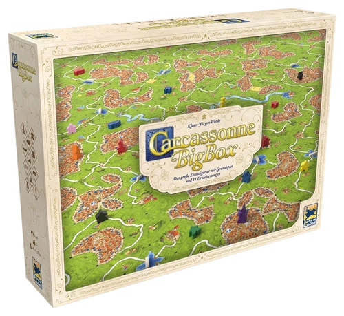 Alle Details zum Brettspiel Carcassonne Big Box 7 (2021er Version) und ähnlichen Spielen
