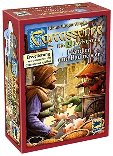 Alle Details zum Brettspiel Carcassonne: Händler und Baumeister (2. Erweiterung) und ähnlichen Spielen