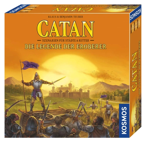 Alle Details zum Brettspiel Catan: Szenarien für Städte & Ritter – Die Legende der Eroberer (Expansion) und ähnlichen Spielen