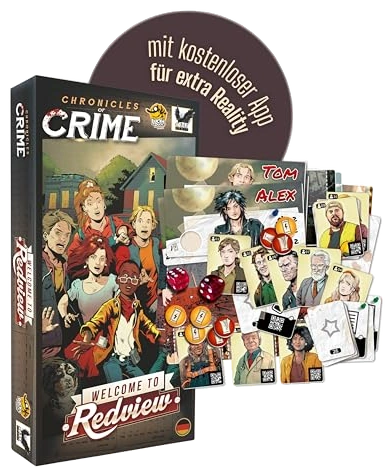 Alle Details zum Brettspiel Chronicles of Crime: Willkommen in Redview (Erweiterung) und ähnlichen Spielen