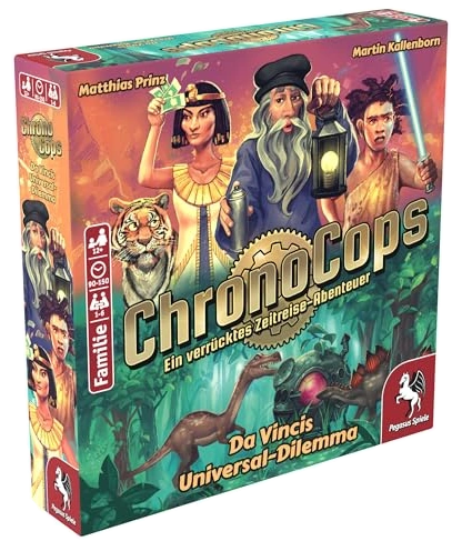 Alle Details zum Brettspiel ChronoCops: Da Vincis Universal-Dilemma und ähnlichen Spielen