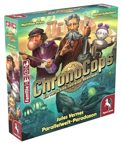Alle Details zum Brettspiel ChronoCops: Jules Vernes Parallelwelt-Paradoxon und ähnlichen Spielen