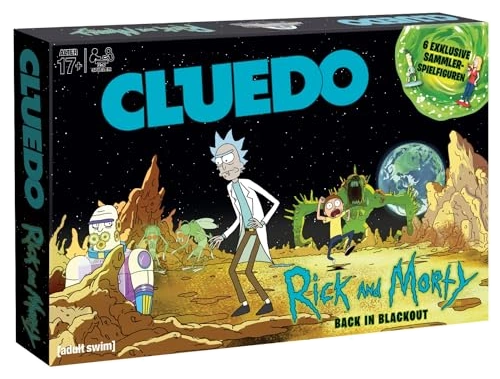 Alle Details zum Brettspiel Clue: Rick and Morty Back In Blackout und ähnlichen Spielen